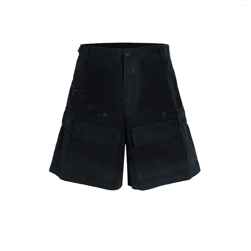 MIJKO Damaged Cargo Streetwear Wearfirst Cargo Shorts With