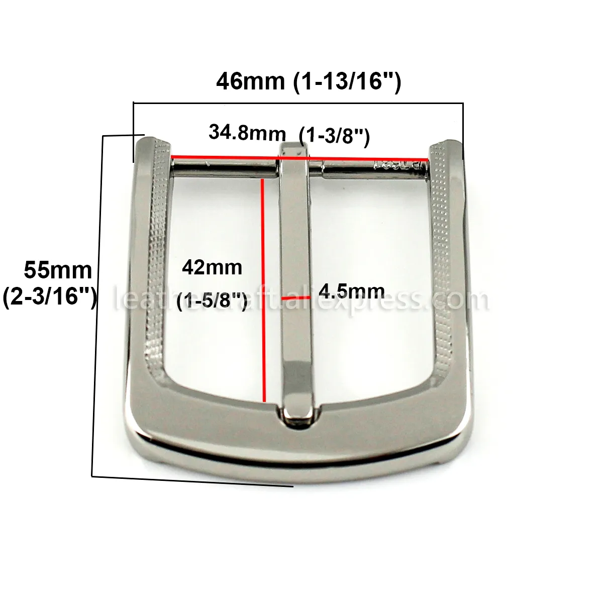 1pcs 35mm Metal Plating Belt Buckle Men End Bar Heel Bar Single Pin Belt Half Buckle Leather Craft Belt Strap for 32-34mm Belt 1pcs 35mm Metal Plating Belt Buckle Men End Bar Heel Bar Single Pin Belt Half Buckle Leather Craft Belt Strap for 32-34mm Belt