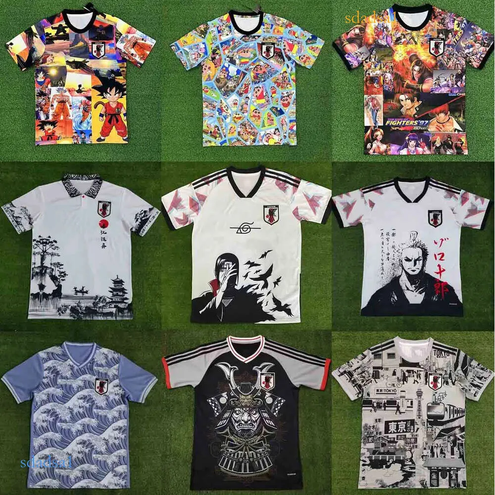 Japan Soccer Jersey: ISAGI Anime Cartoon Shirt for Men in Red White