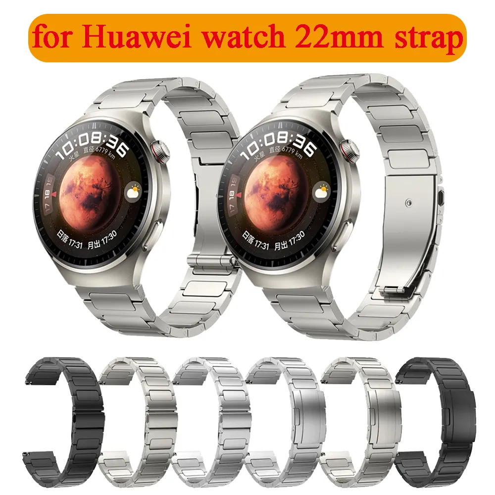 DHgate Titanium Elegance 22mm Quick Release Metal Band for Huawei Watch GT 4 GT 3 Pro Watch 4 3 Pro Sports Outdoors