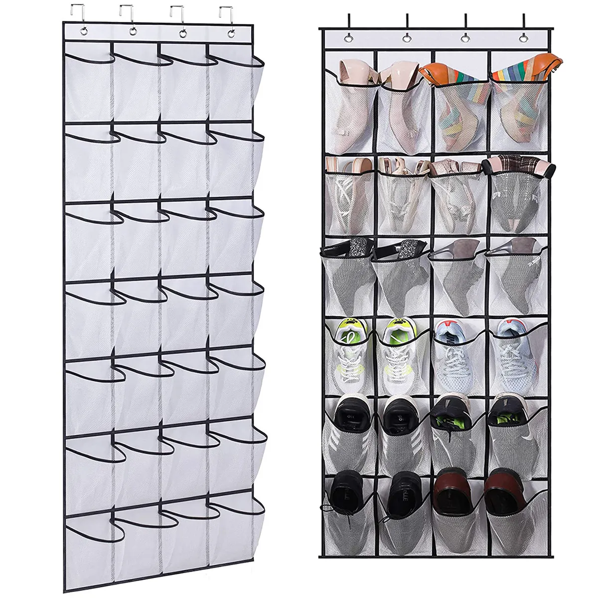 Wall Shoe Organizer Over The Door Shoe Organizer, Hanging Shoe