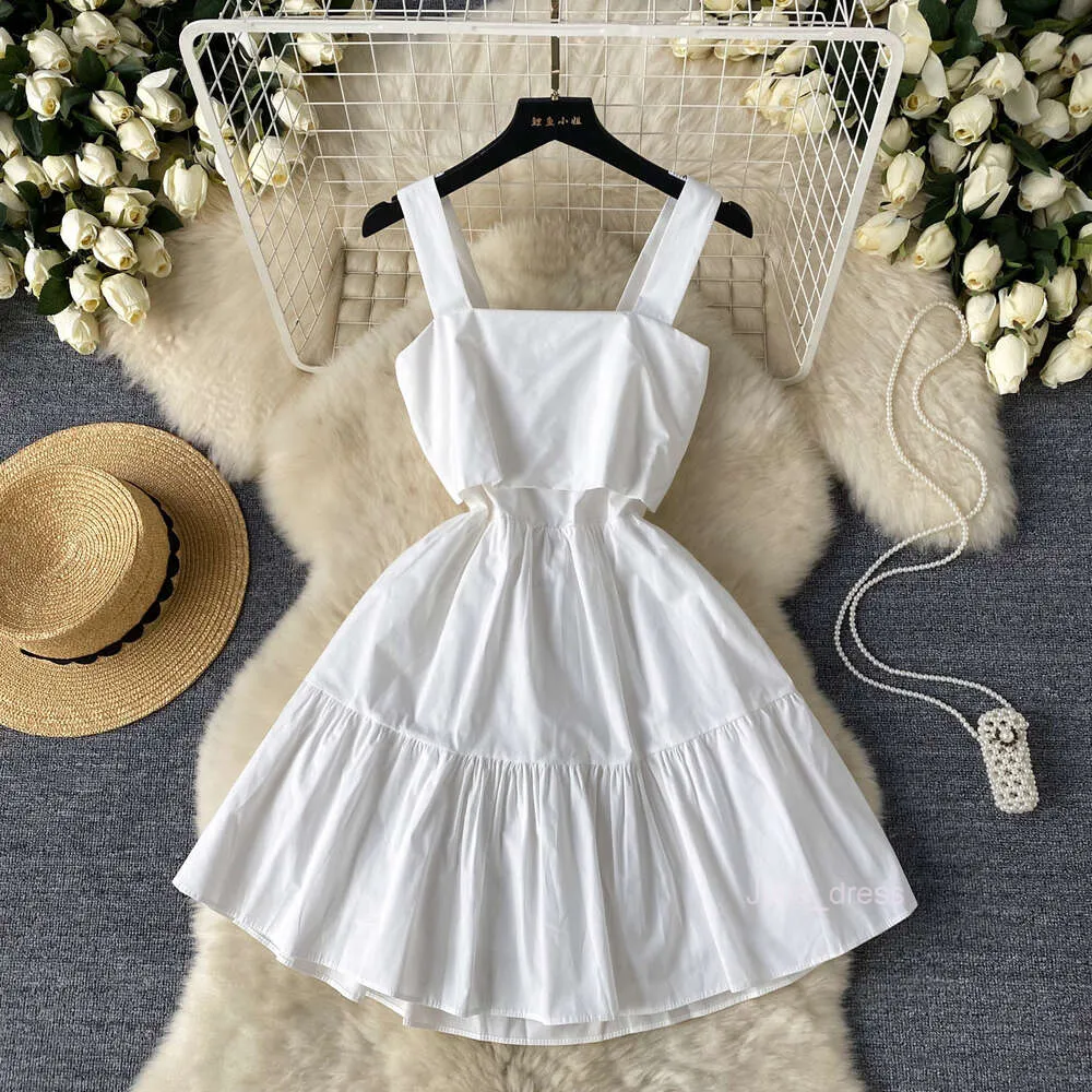 Machine Tea Break Platycodon Skirt French Sweet Style Waistband Slimming  Hanging Strap Fluffy Fairy Dress From Join3, $35.87 In Bulk