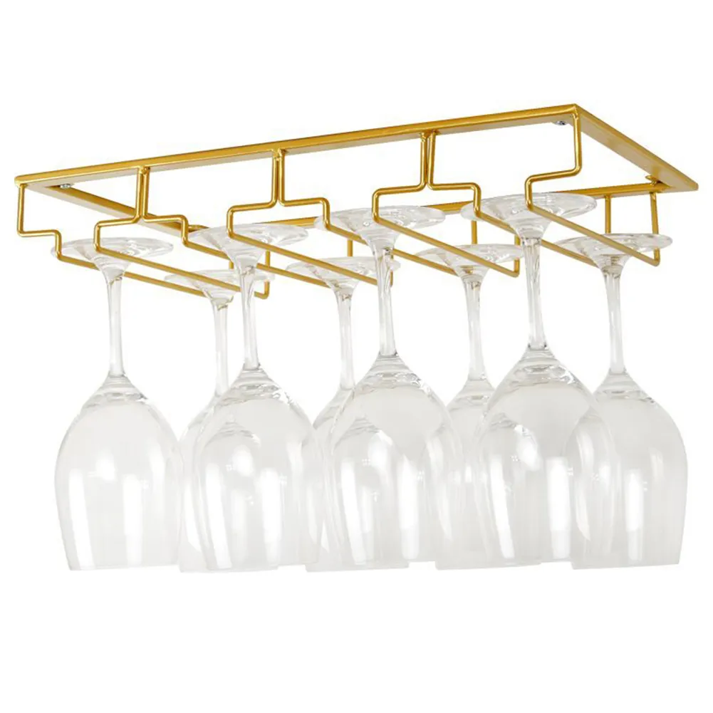 Under Cabinet Wire Wine Glass Rack | Metal Stemware Holder for Glasses ...