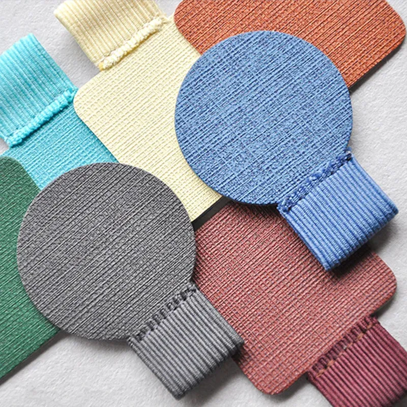 Self-adhesive Leather Pen Clip Pencil Elastic Loop for Notebooks and ...