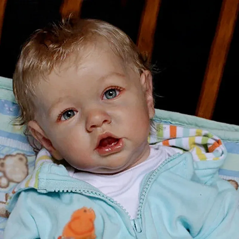 11 Inch Reborn Doll Set Saskia with Teeth Sweet Face Puzzle