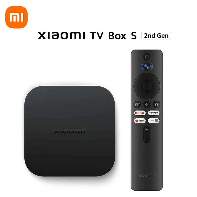 Xiaomi Mi TV Box S 4K Ultra HD Google TV, Dolby Audio Smart TV Box