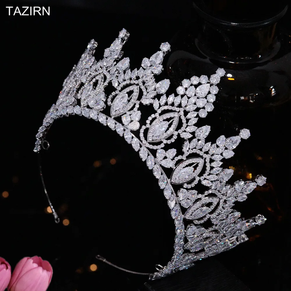 Luxury Handcrafted 5A Cubic Zirconia Wedding Bridal the
