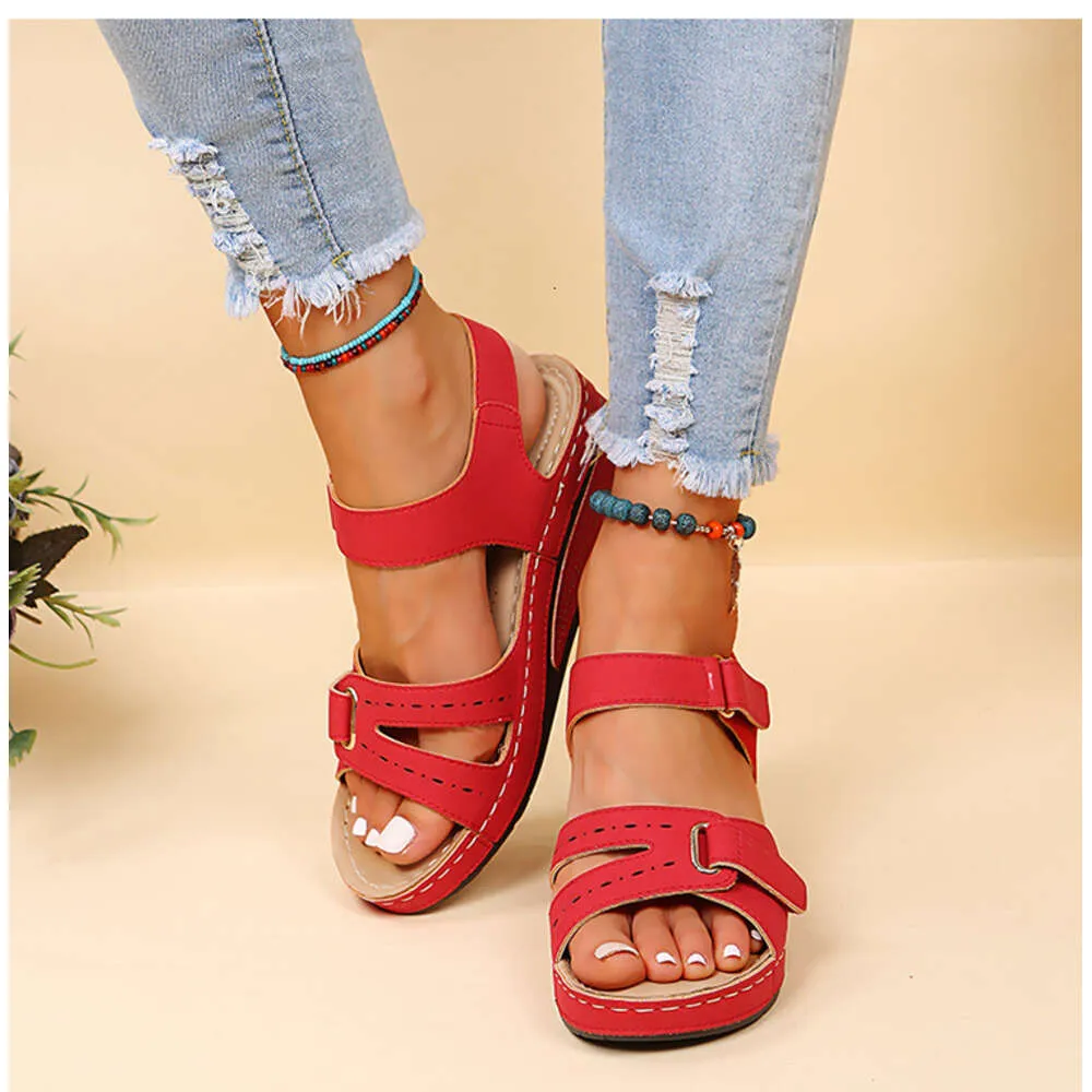 Sandali zeppa ortopedici donna moda calzature estive comode_voghion.com