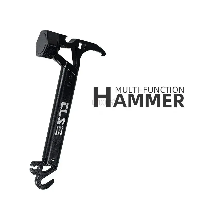 Camping Mallet For Tent Stakes - Wood Handle Hammer For Outdoor Camping & Canopy Setup