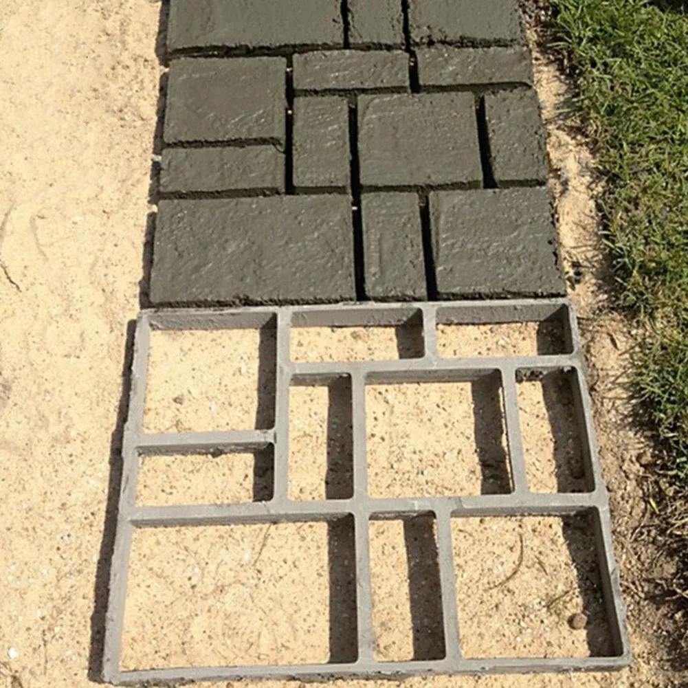 DIY Cement Brick Stone Road Concrete Path Maker for Patio