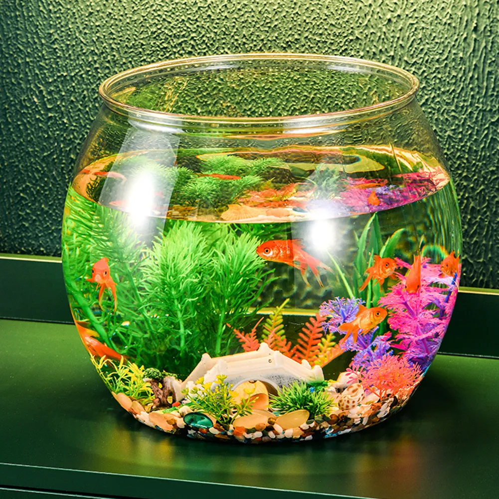 Gallon Fish Fish Tank Small Round Gallon Betta Fish Tank 1-Gallon