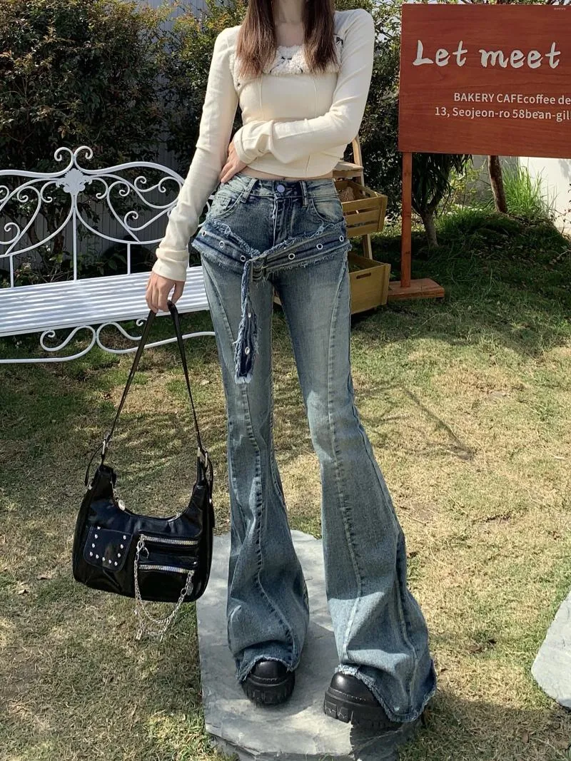 パンツ 2000's doublewest damage flare denim y2k パンツ 2000's doublewest damage flare denim y2k パンツ 2000's