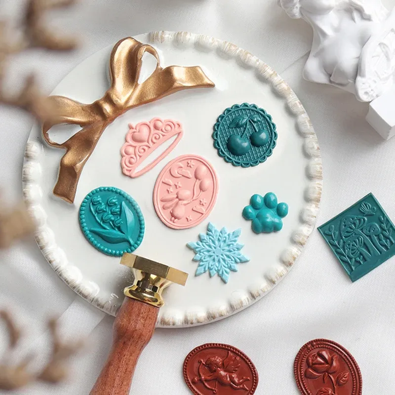 thumbnail image 2 of Cheery Blossom Heart Vintage Wax Sealing Stamps-Great For Paper Craft Lovers 2 of 13