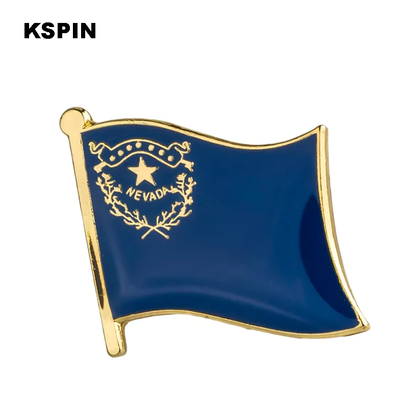 Nevada State Enamel Lapel Pin - Collectible Souvenir Pin For Hats, Jackets, Or Backpacks (1.25" Tall)