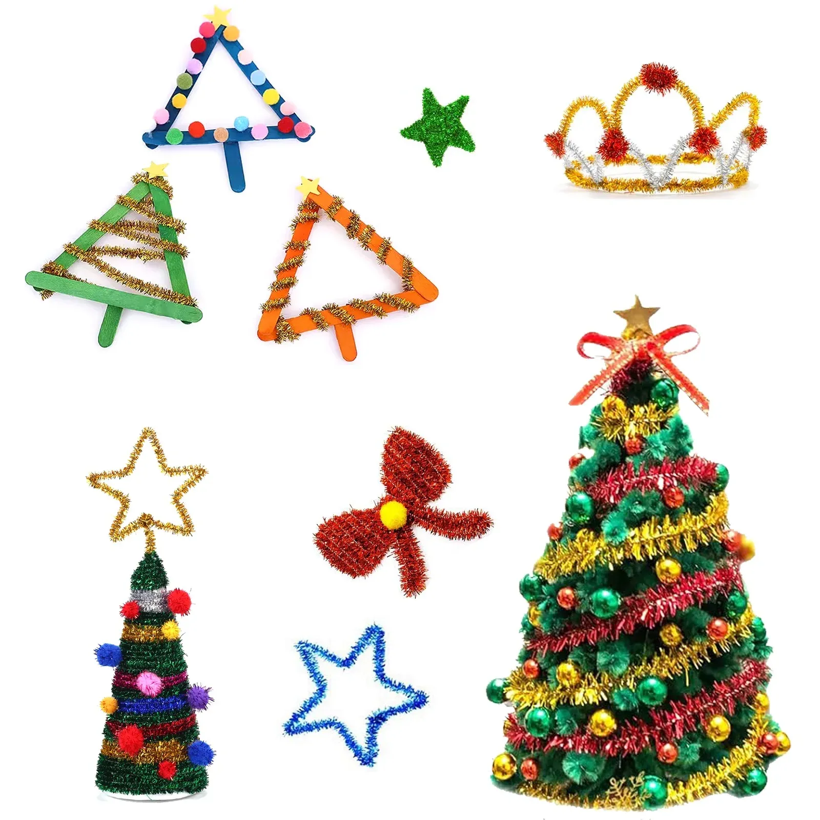 Pipe Cleaner Set De 200 Limpiapipas De Colores Para Manualidades, 30 Cm De Largo, , Ideal Para Proyectos DIY Y Decoraciones Limpia Pipas Para Manualidades