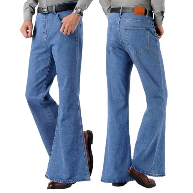 Mens high waisted bell bottoms 2025