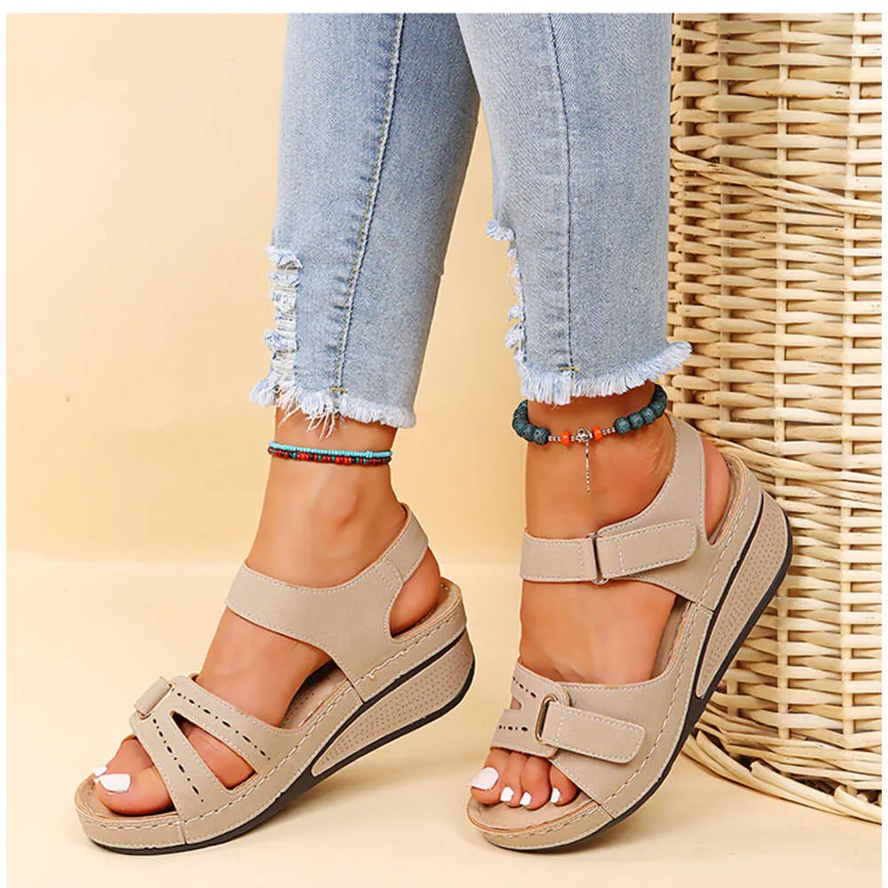 Sandali zeppa ortopedici donna moda calzature estive comode_voghion.com