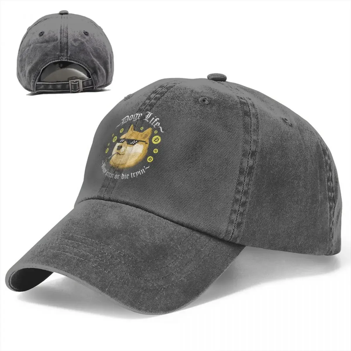 Dogecoin Baseball Cap Classic Bitcoin Crypto BTC Sunhat Denim Sport  Casquette For Dog Lovers From Homepro14, $19.41 | DHgate.Com