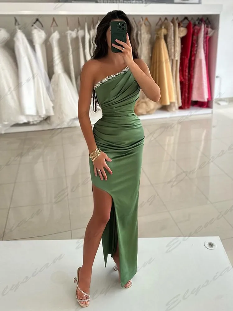 slim fit dress slacks Nox Anabel Y1547 Prom Dress - Fuchsia