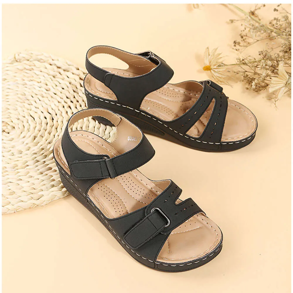 Sandali zeppa ortopedici donna moda calzature estive comode_voghion.com