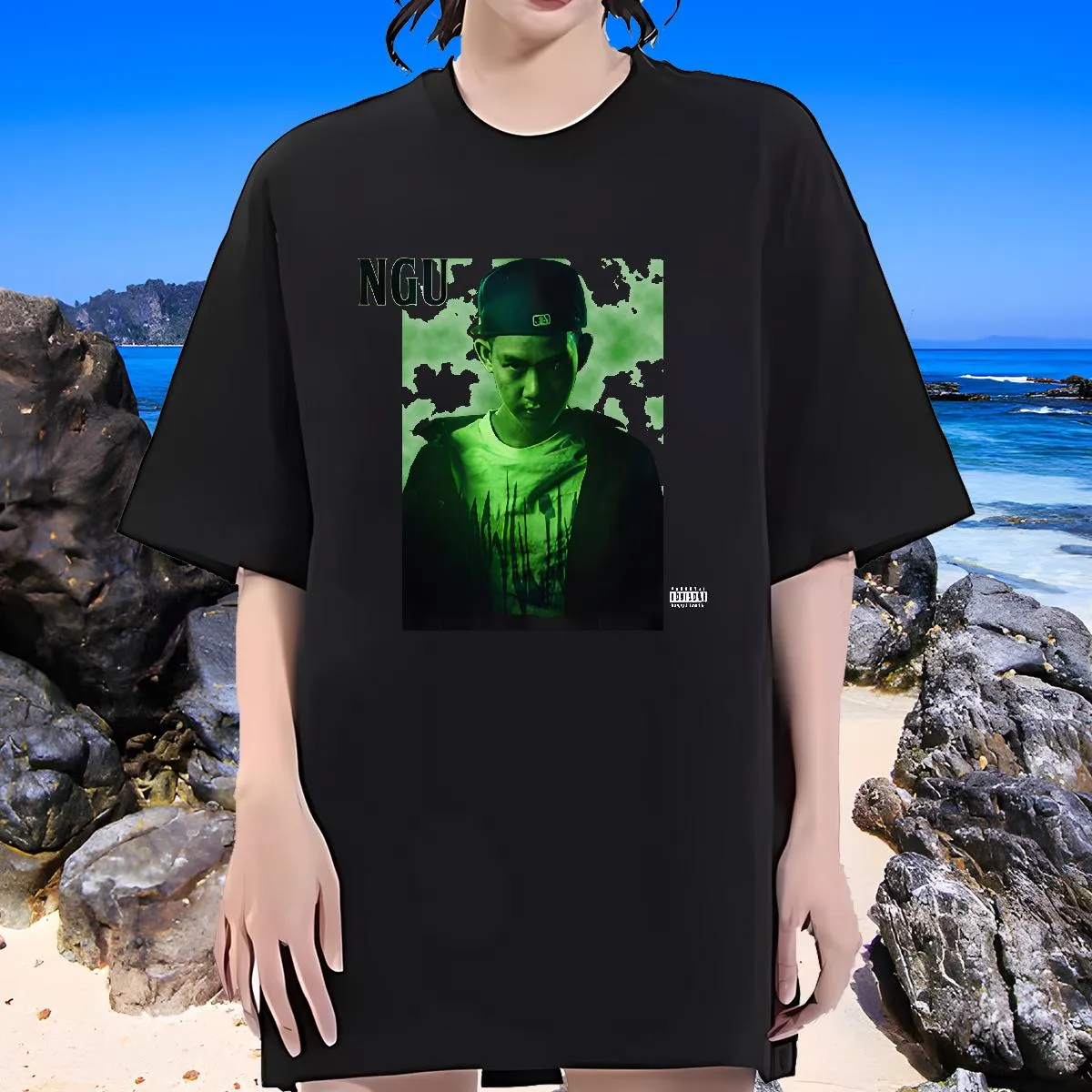 Custom graphic tees top