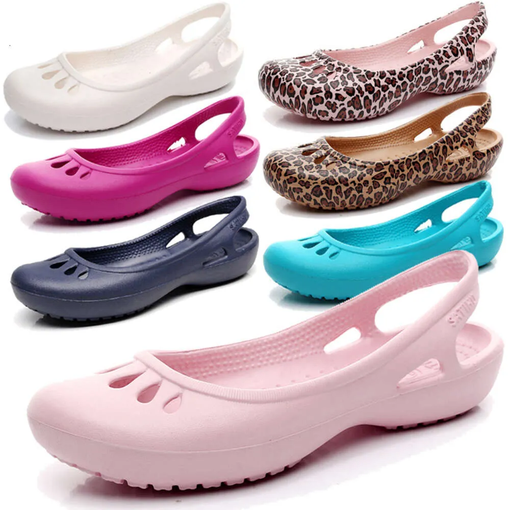 Pink crocs without holes top