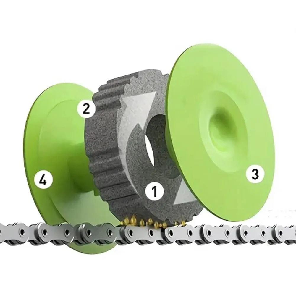 Bike Chain Lubricator Oiler Lubricating Disc Bicycle Maintenance Tool ...