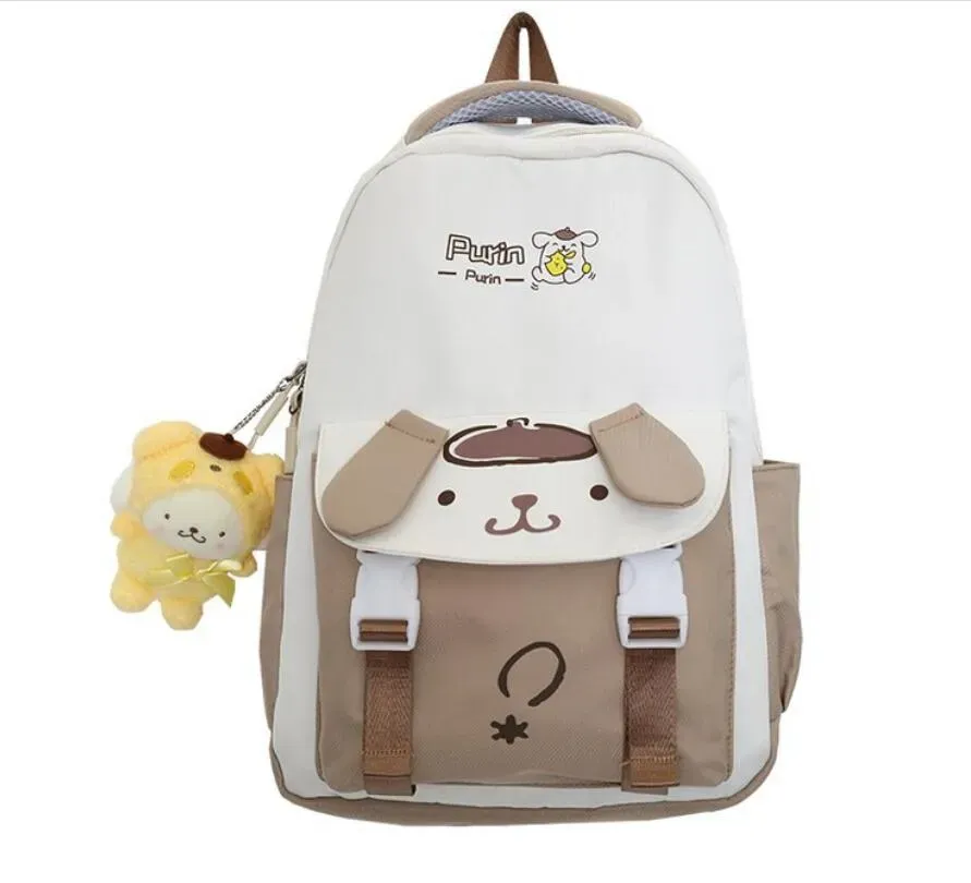 Sac à Dos Melody Cinnamoroll Kuromi Purin - Grande Capacité - Fille - Neuf