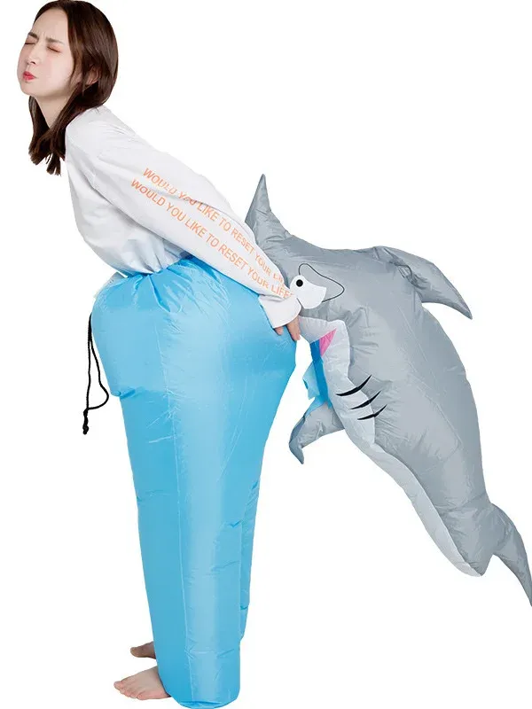 2024 Costumi Gonfiabili Unisex Clown Bite Di Animali Divertenti