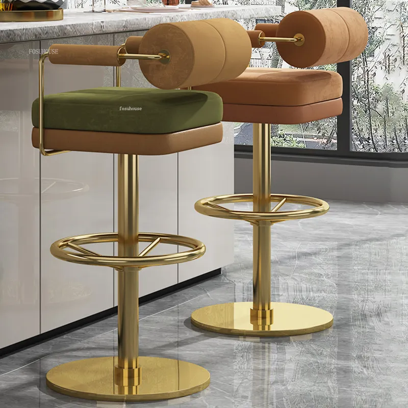 Brass Luxury Bar Stools Luxury Mid Century Gold Modern Bar Stool