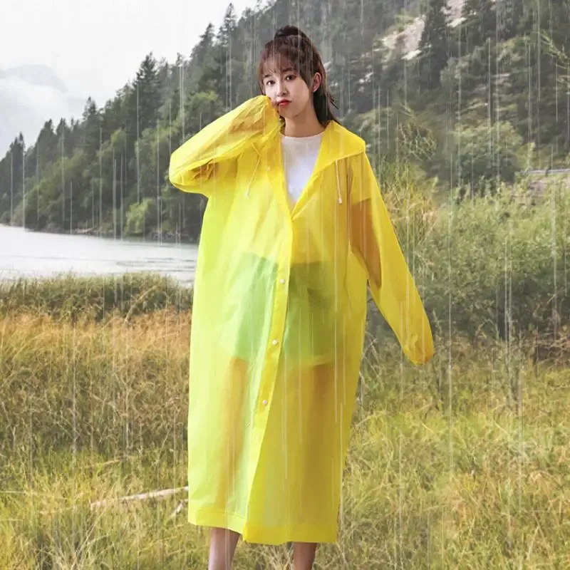 2024 Premium Waterproof Rain Poncho with Hood: Stay Dry in Style