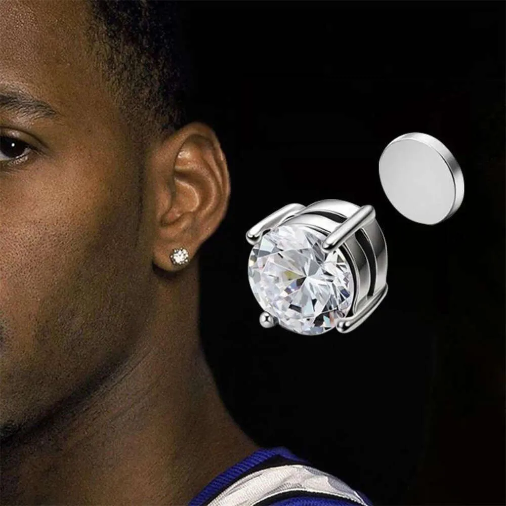 Magnetic diamond earrings best sale