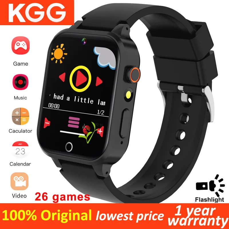 Boys watch screen touch shop