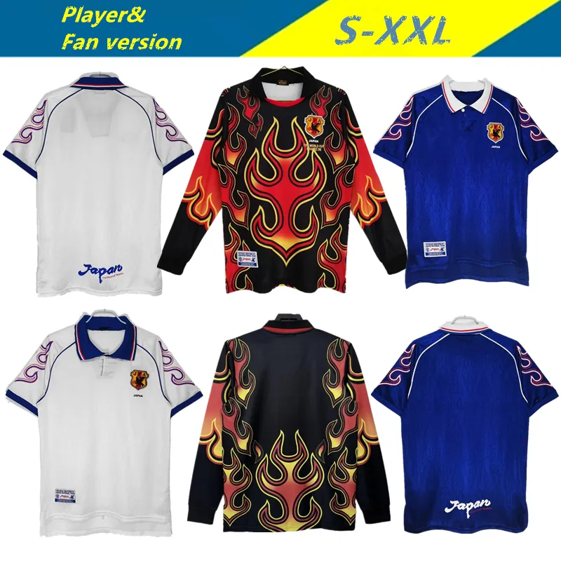 Japan Soccer Jerseys 1998 Retro Version Home Away #8 Nakata #11