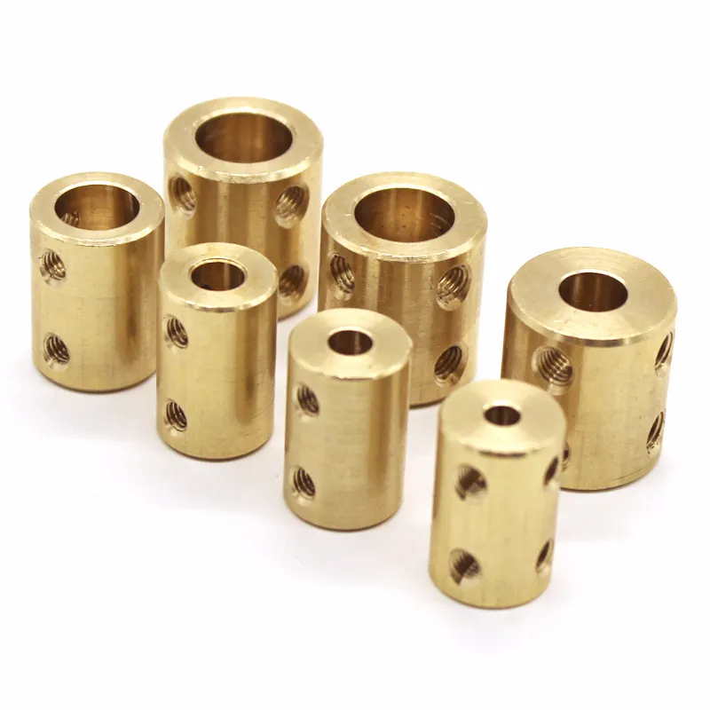 Lot De 4 Raccords D'arbre Rigides 5mm à 5mm - Longueur 22mm, Diamètre 14mm, Marque Uxcell