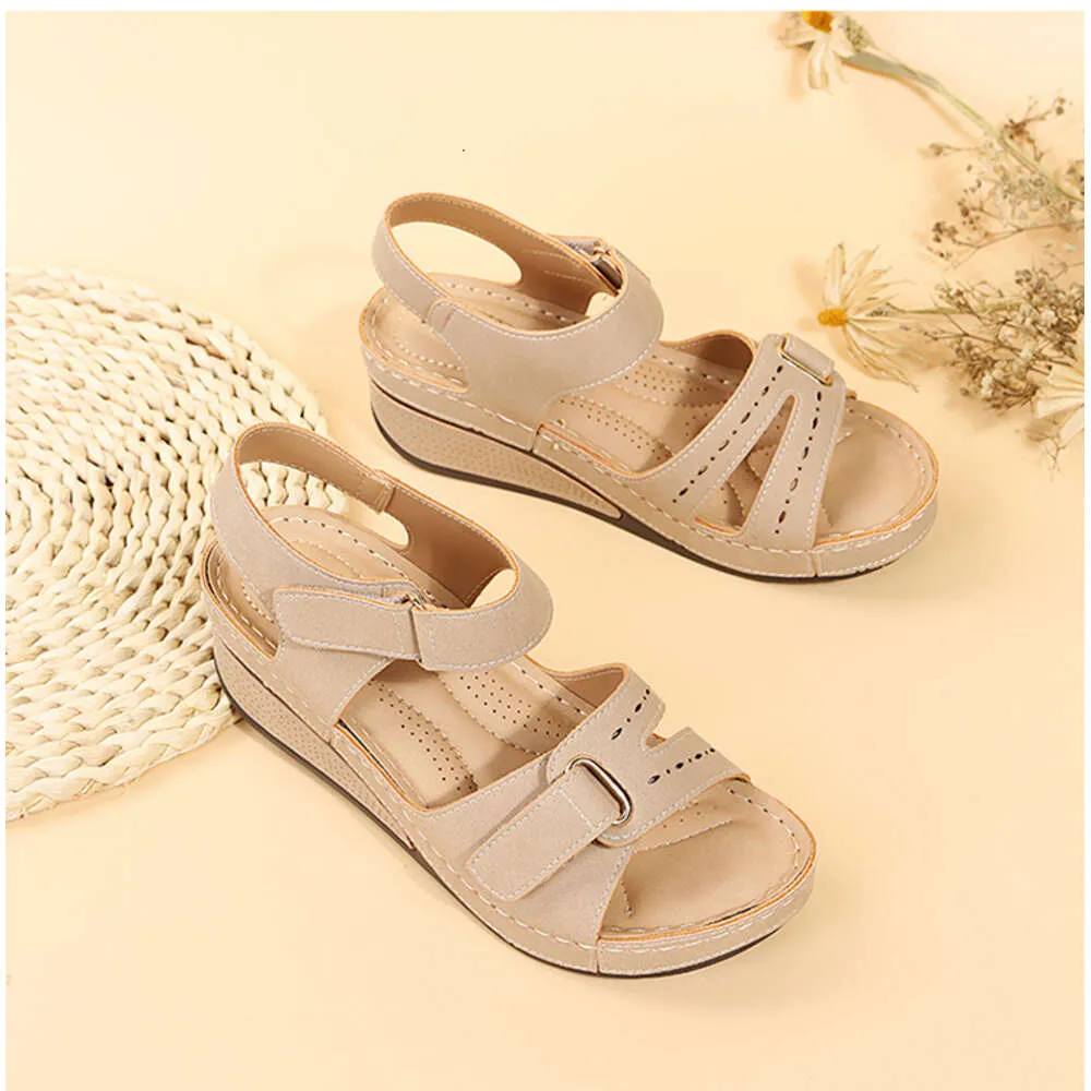 Sandali zeppa ortopedici donna moda calzature estive comode_voghion.com