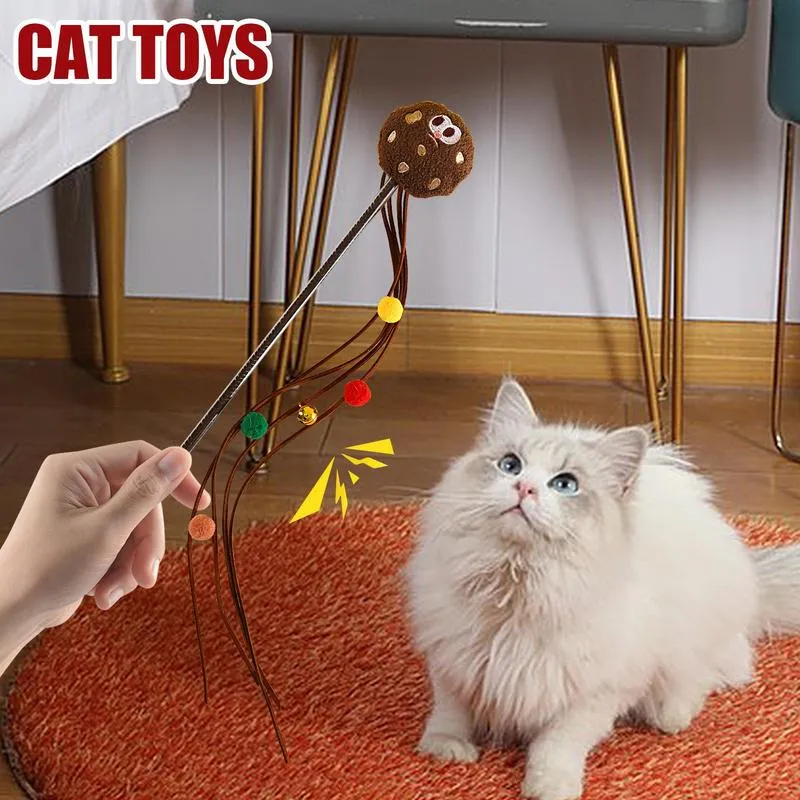 Cat Toys Lazada Cat Teaser Feather Stick, Cat Wand Interactive Toy