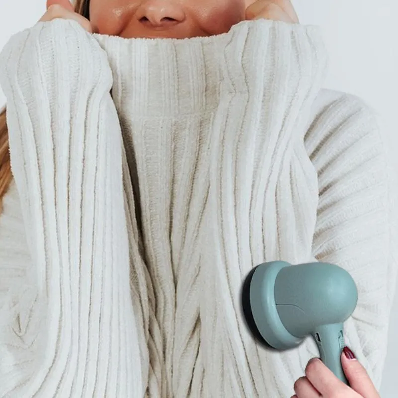 Wool Defuzzer Fabric Shavers: Portable Electric Lint Remover Rechargeable Sweater ...