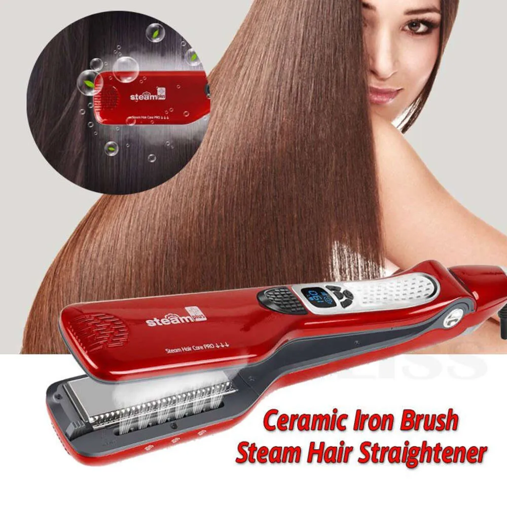 2 in 1 steam hair straightener store