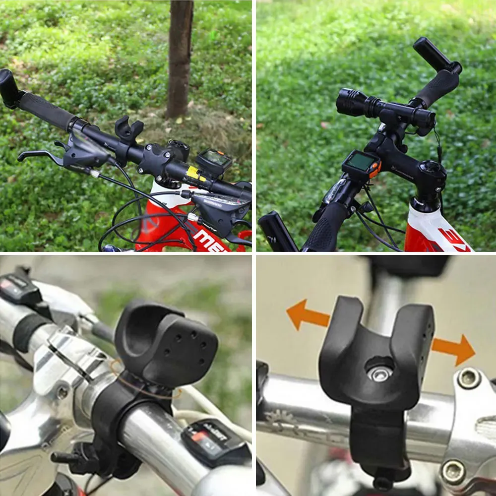 Bike Stem Flashlight Holder With Torch Clip Mount Bracket Universal Headlight And Flash Light Holder From Homepro12 5.01 DHgate.Com