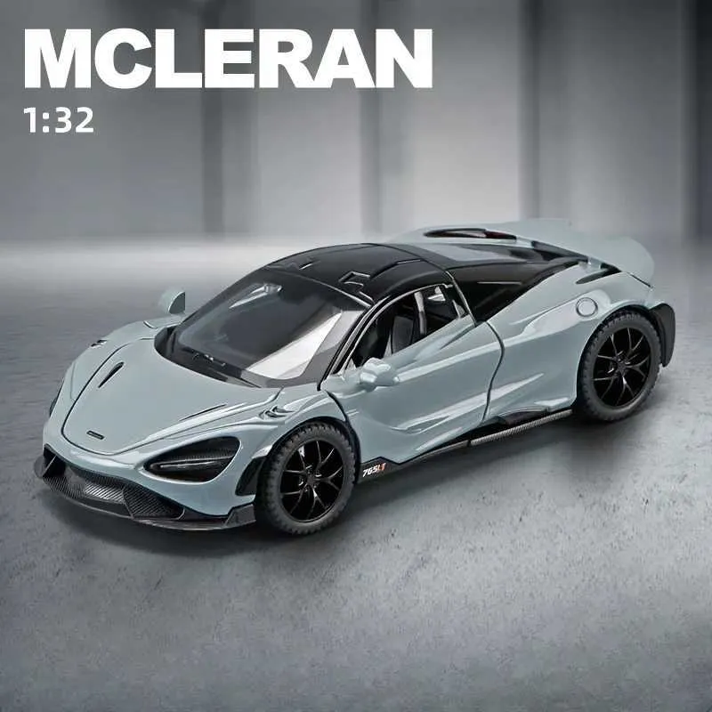 Diecast Model Cars McLaren 765LT 1:32 Scale Sport Car From