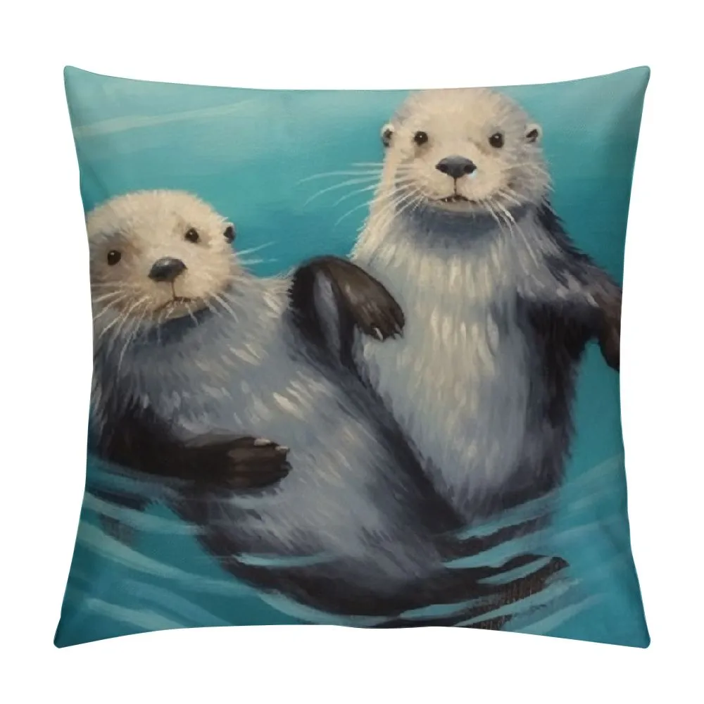 Otter pillow case on sale