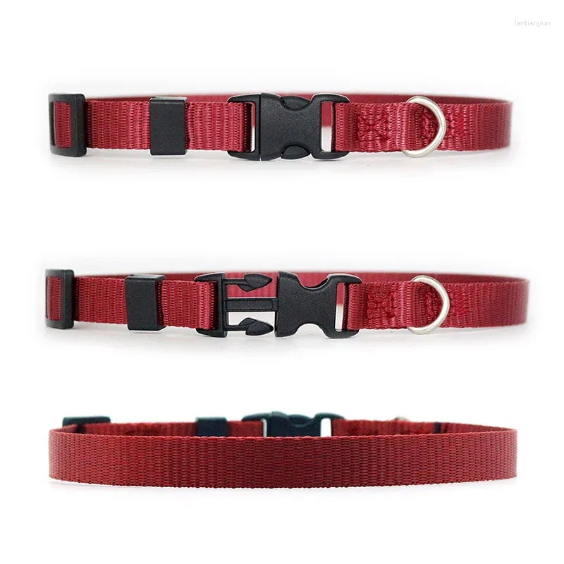 DHgate Soft Nylon Puppy ID Collars for Breeders 12 Pack Adjustable Breakaway Litter Bands Pet Supplies