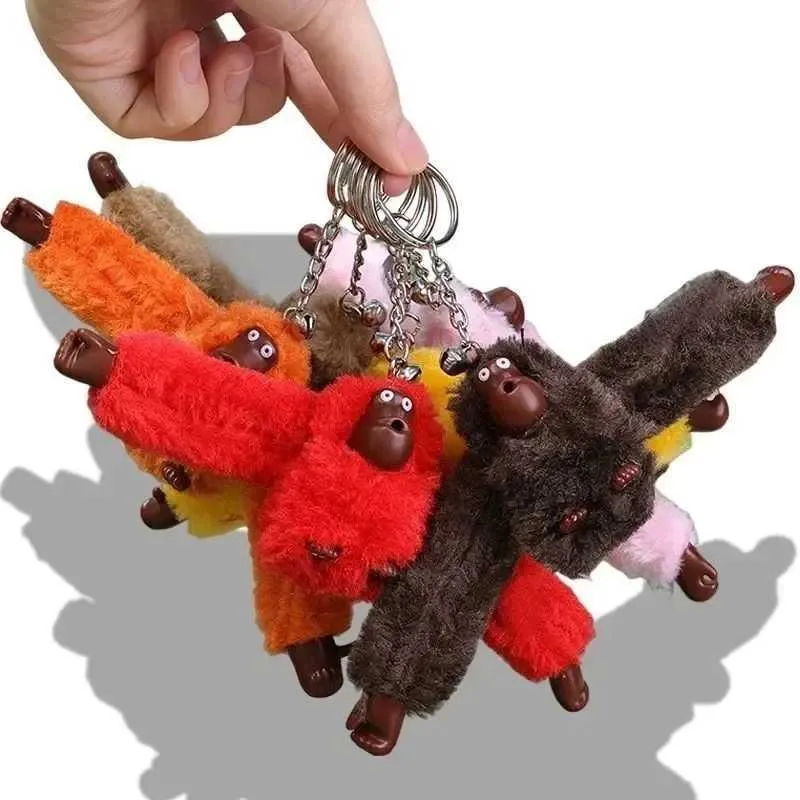 Backpack with monkey keychain hotsell