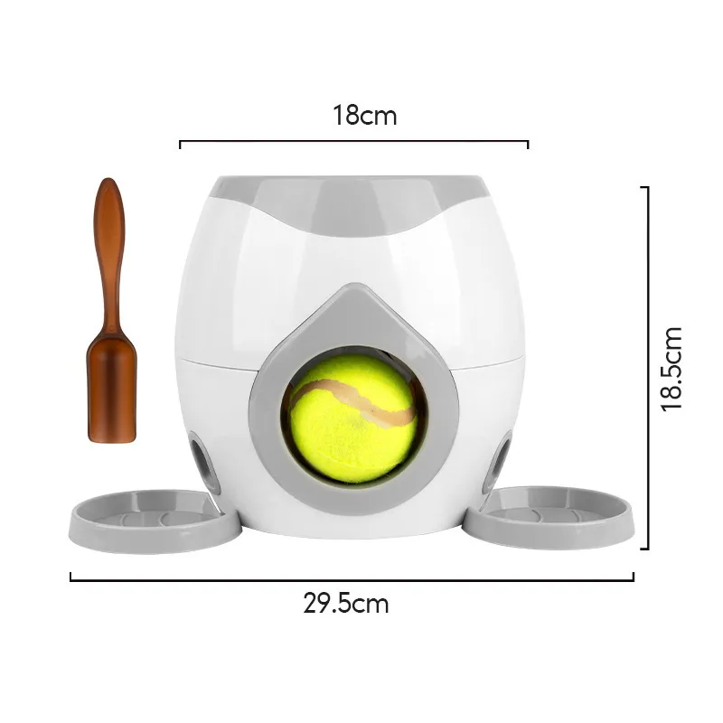 Interactive 2 In 1 Dog Treat Dispenser With Tennis Ball Launcher Automatic Throwing Training Fun Feeding And Pet Supplies From Dh1102561869 27.44 DHgate.Com