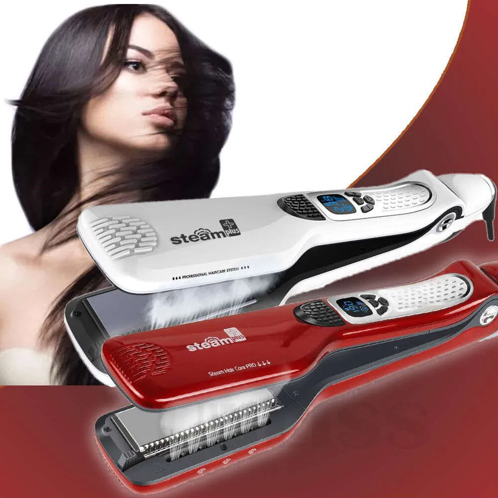 2 in 1 steam professional hair straightener hotsell