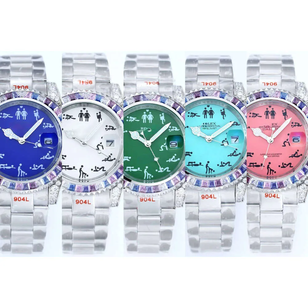 40mm Olex Erkek Hareket Porno İsviçre Mekanik Safir Erotizm126619 Tarih  Kadın Aynası Otomatik İzleme Hareketi Saatler 1266610 Paslanmaz 538 Yi  TL5,804.5 | DHgate