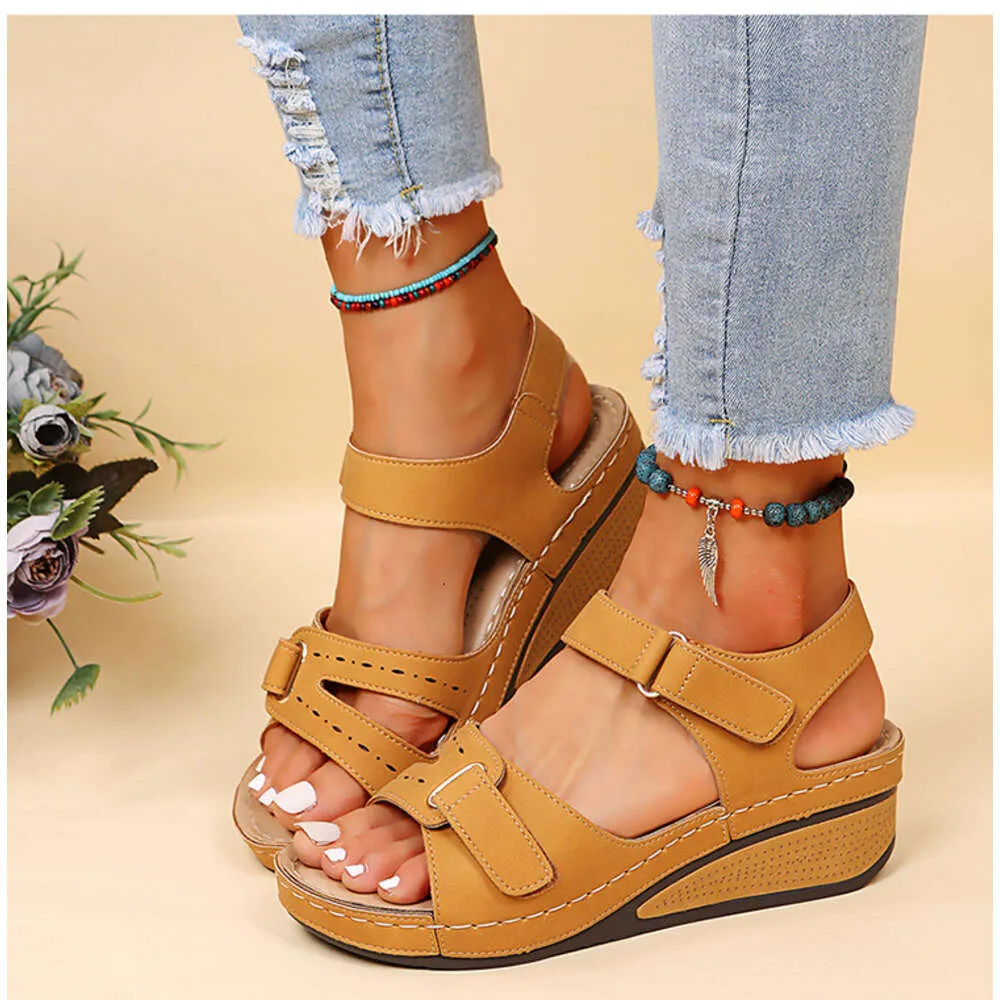 Sandali zeppa ortopedici donna moda calzature estive comode_voghion.com