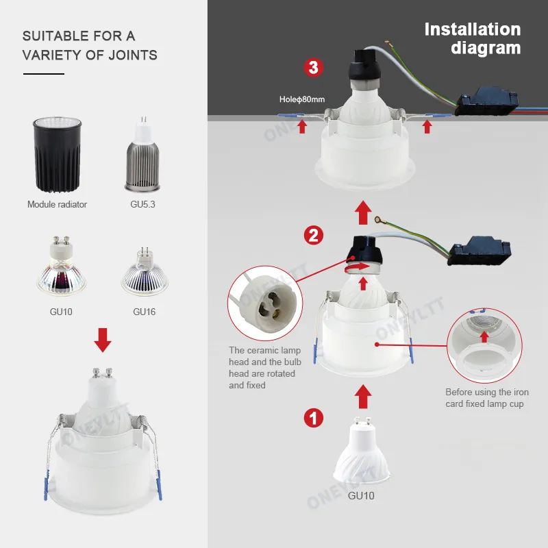 Gu10 lamp holder wickes new arrivals