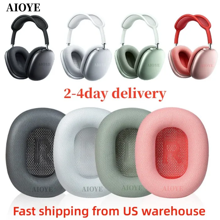 B1 P9 For Pro max air pro 2 3 4 Headband Headphone Accessories Transparent Solid Silicone Waterproof Protective case air Max Headphones AIOYE Case